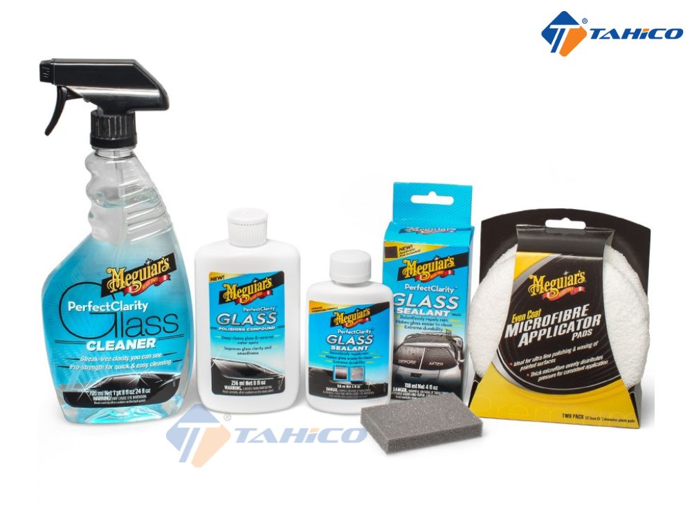 Đặc điểm Meguiars Pure Clarity Glass Cleaner, Glass Polishing Compound, Perfect Clarity Glass Sealant