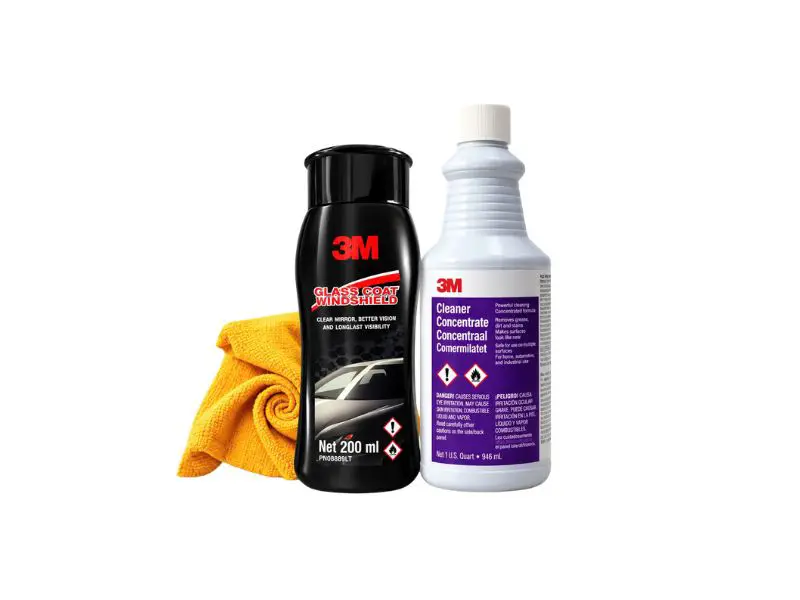 Combo Tẩy Ố Kính – Chống Bám Nước 3M
