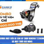 [COMBO]Máy rửa xe cao áp 3kw Kokoro T2200MG và Máy thổi khí nóng