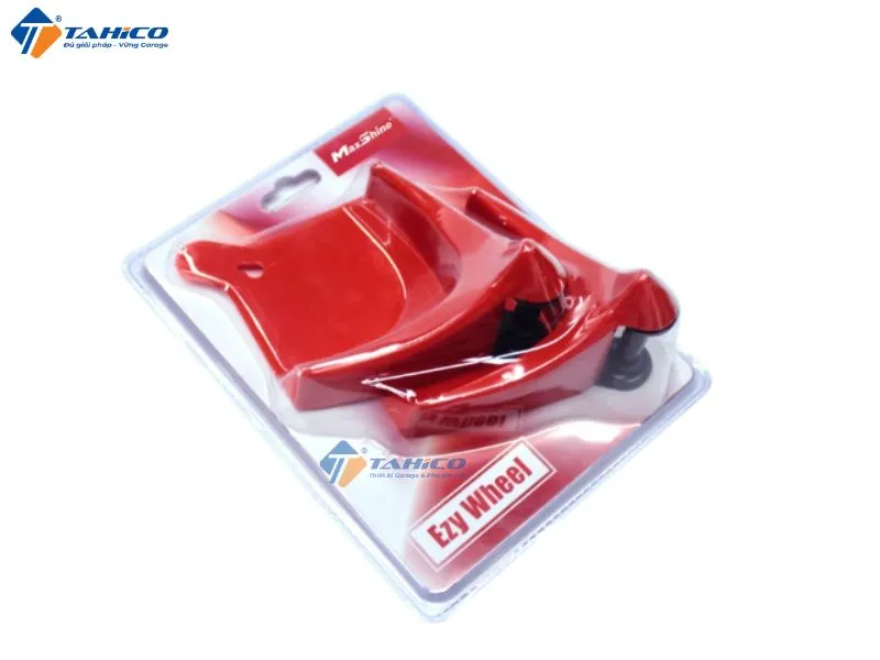 Con lăn chống trượt bánh xe Maxshine 703102 | Nhựa PVC màu đỏ