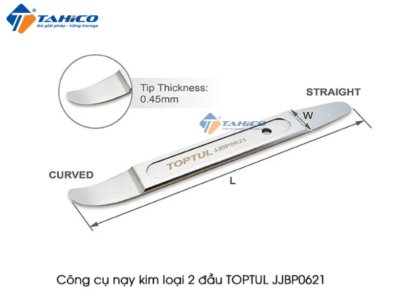 Hình ảnh sản phẩm Công cụ nạy kim loại 2 đầu Toptul JJBP0621