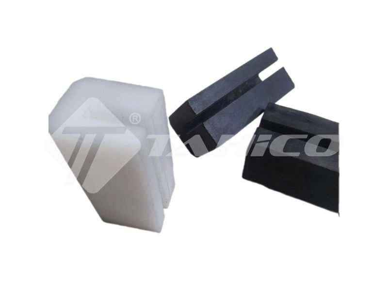 Cục U nhựa phíp trượt lòng cầu nâng 2 trụ