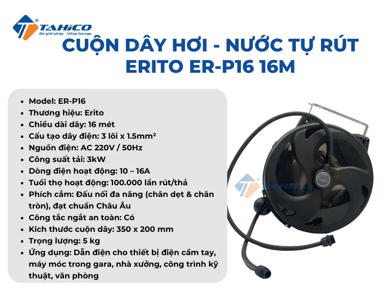 Đặc điểm tính năng Erito ER-P16