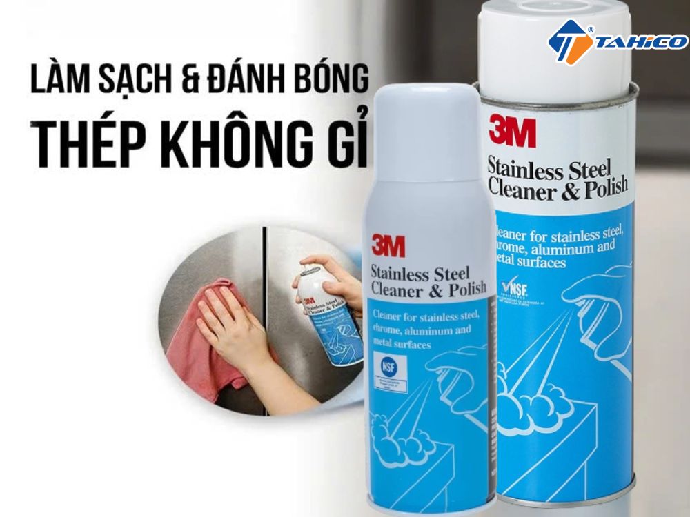Đánh bóng Inox 3M Stainless Steel Cleaner & Polish