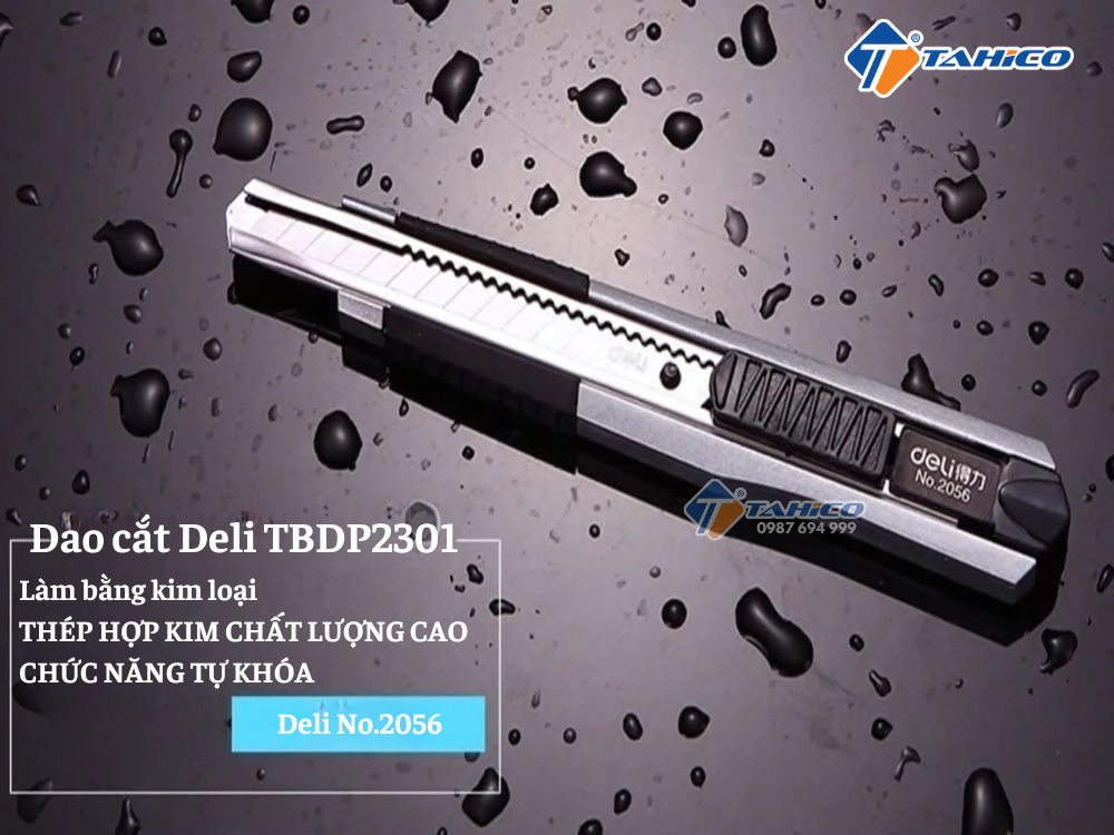 Dao cắt Deli 2056 – Inox