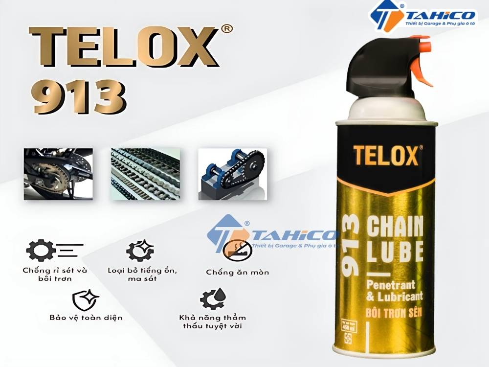 Dầu bôi trơn sên Telox 913 Chain Lube