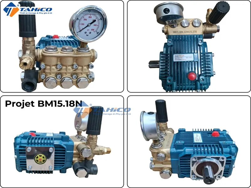 Đầu bơm cao áp Projet 180bar kiểu trục khớp mặt bích