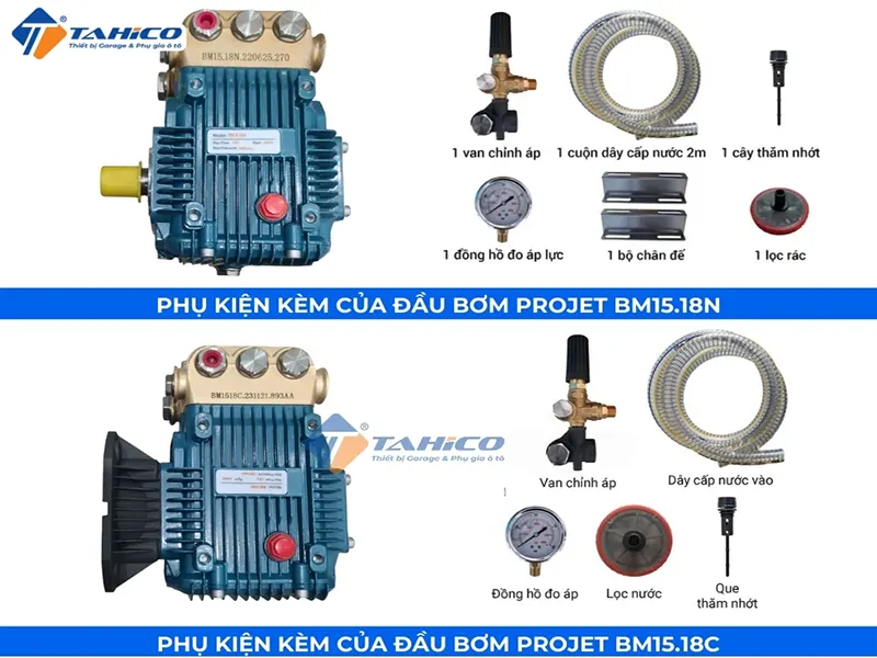 Đầu bơm cao áp Projet 180bar kiểu trục khớp mặt bích