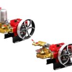 Đầu bơm Oshima 1hp thân gân | Tự động - Piston sứ