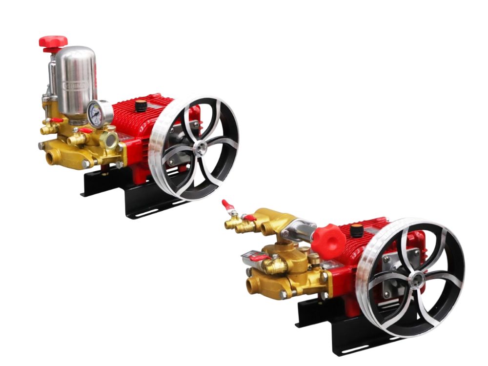 Đầu bơm Oshima 1hp thân gân | Tự động - Piston sứ