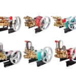 Đầu bơm Oshima 2hp thân trơn | Tự động - Piston sứ