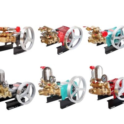 Đầu bơm Oshima 2hp thân trơn | Tự động - Piston sứ