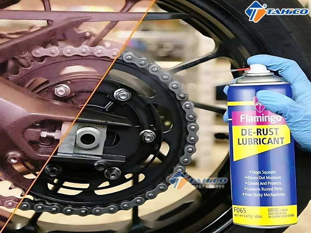 Dầu chống gỉ Flamingo De-Rust Lubricant F065 450ml