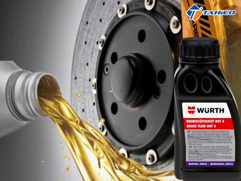 Dầu phanh Wurth DOT4 Brake Fluid 250ml