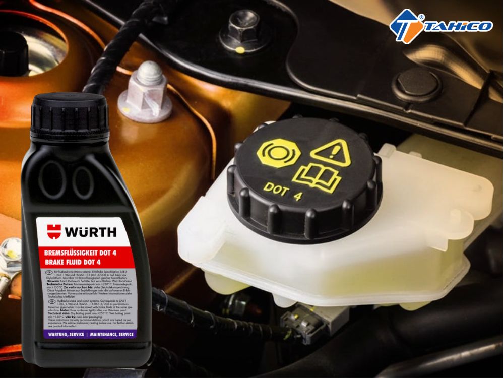 Dầu phanh Wurth DOT4 Brake Fluid 250ml