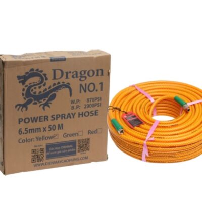 Dây phun áp lực PVC Dragon No.1 6.5 và 8.5mm x 50m