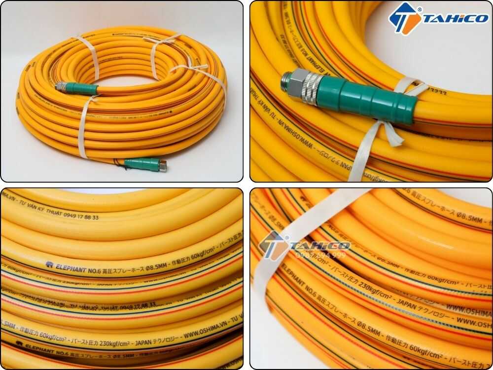 Dây phun áp lực PVC Elephant 8.5mm x 50m