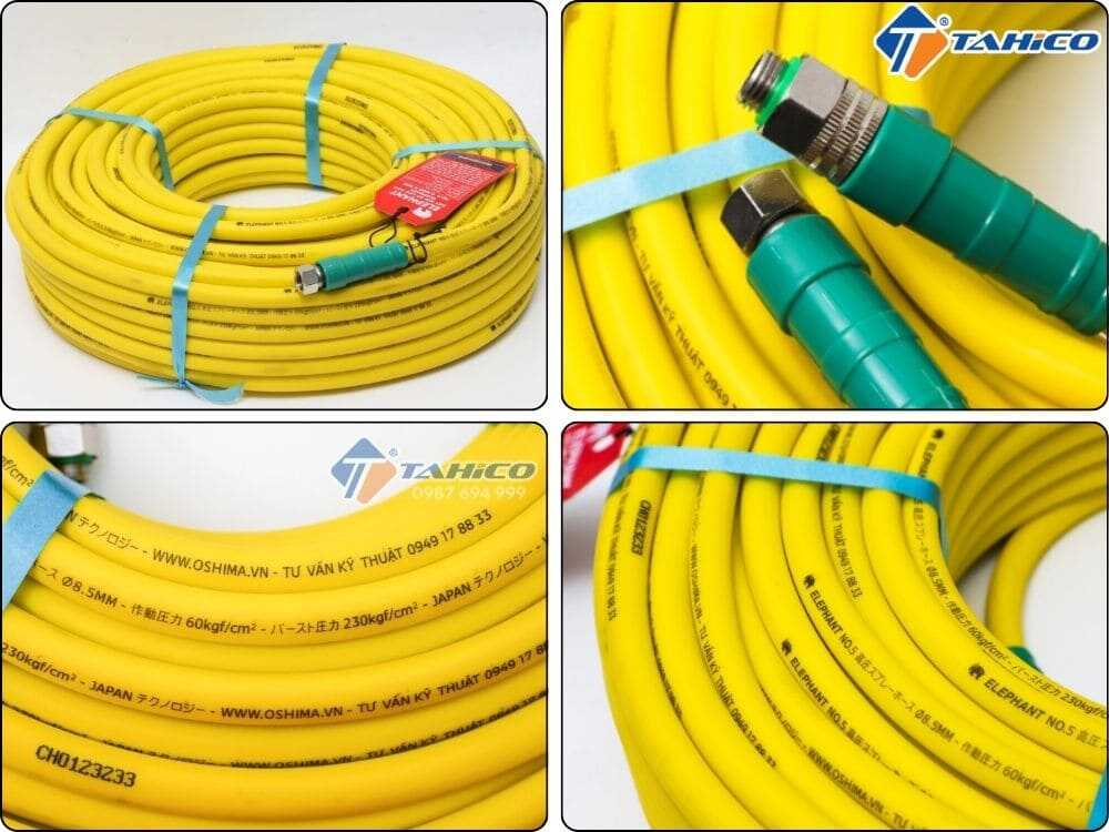 Dây phun áp lực PVC Elephant 8.5mm x 50m