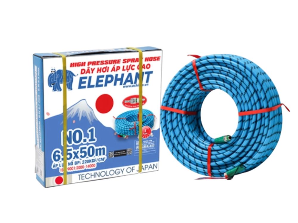 Dây phun áp lực PVC Elephant 8.5mm x 50m