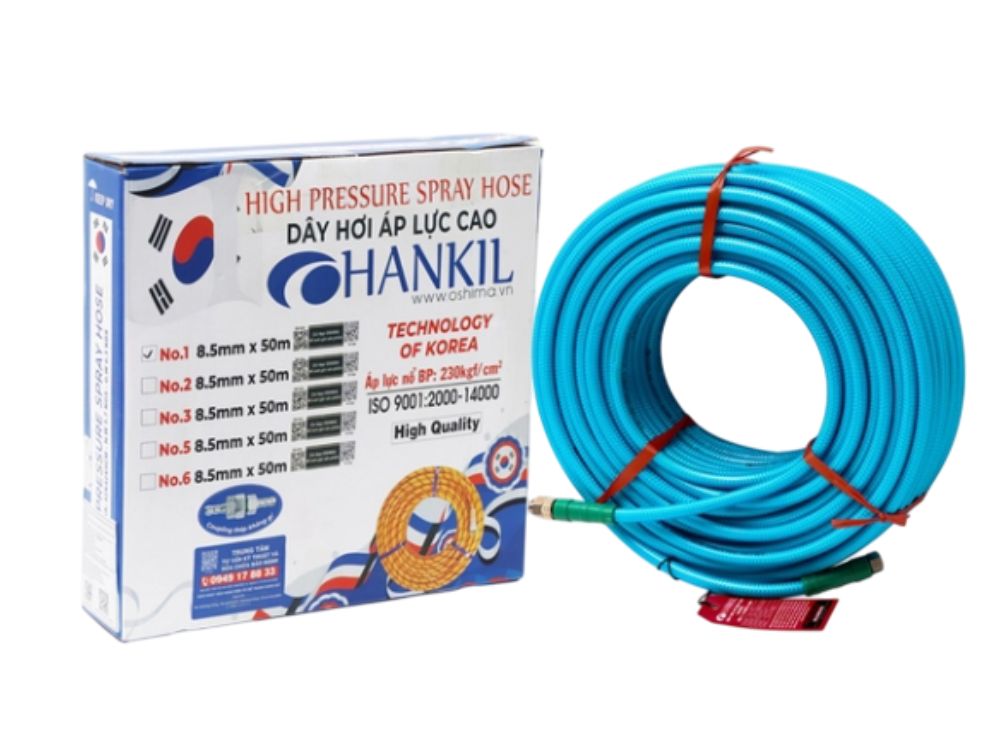 Dây phun áp lực PVC Hankil 8.5mm x 50m