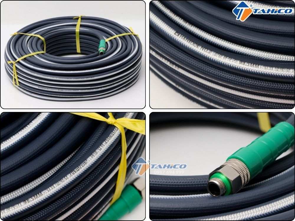 Dây phun áp lực PVC Hankook 6.5mm và 8.5mm | dài 50m