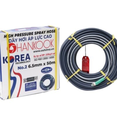 Dây phun áp lực PVC Hankook 6.5mm và 8.5mm | Dài 50m