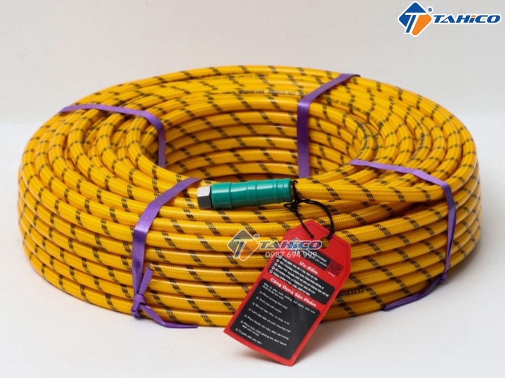 Dây phun áp lực PVC Oshima No.6 8.5mm x 50m | Vàng