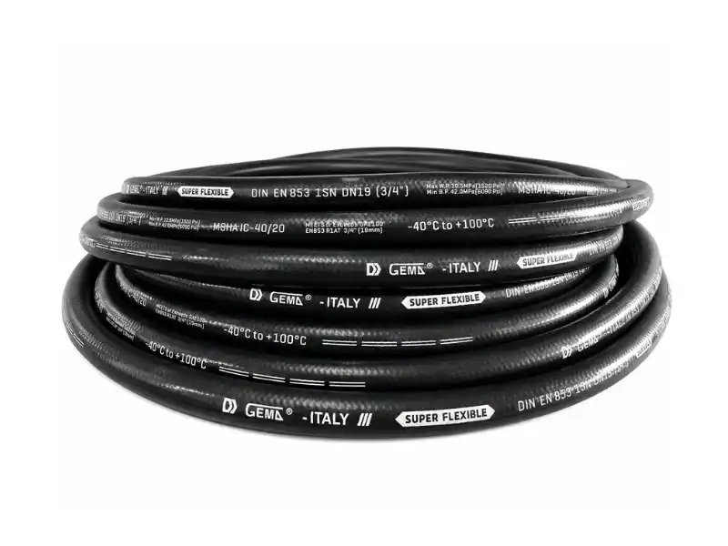 Dây Rửa Xe Cao Áp GEMA 1AT 5/16” 1 Lớp Bố Thép