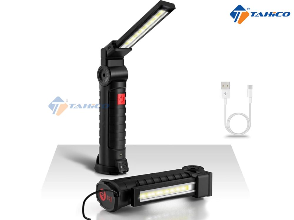 Đèn LED sạc TBHT3003 dạng gập có nam châm