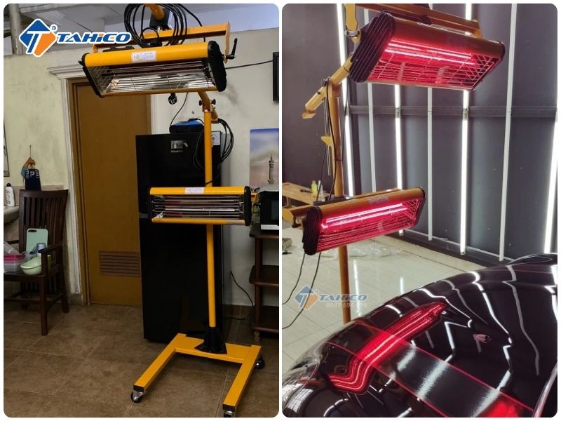 Đèn sấy sơn hồng ngoại 2 bóng FY-2A