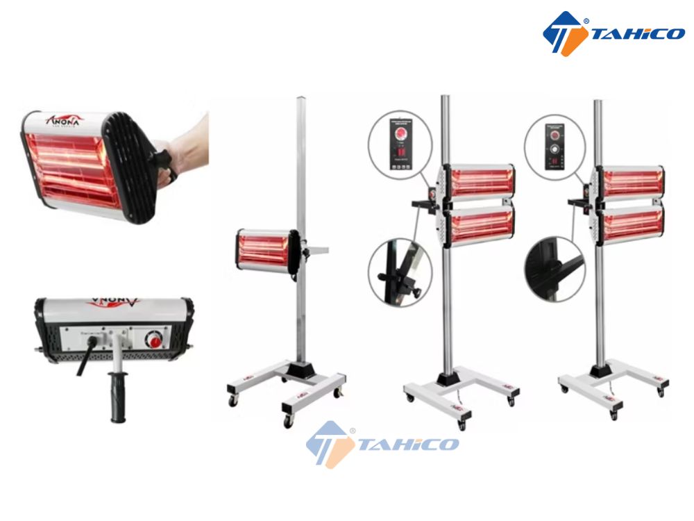 Đèn sấy sơn hồng ngoại Anona PL-2B 2kW/PL-3E 3kW