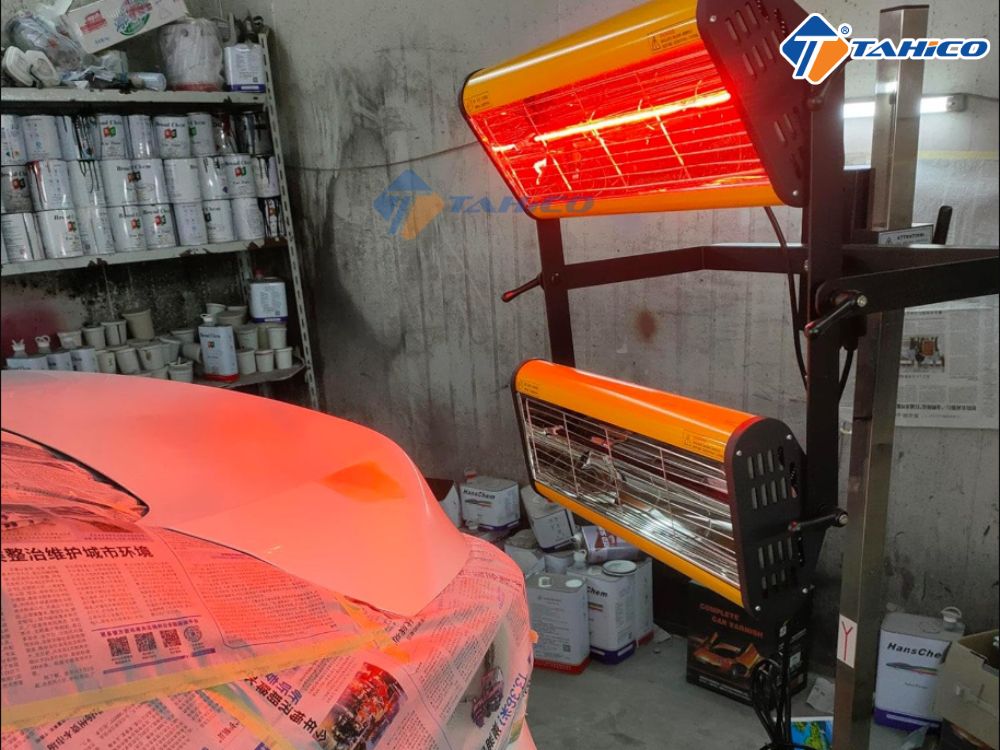 Đèn sấy sơn hồng ngoại Solary B2EA/B3EA 1050W