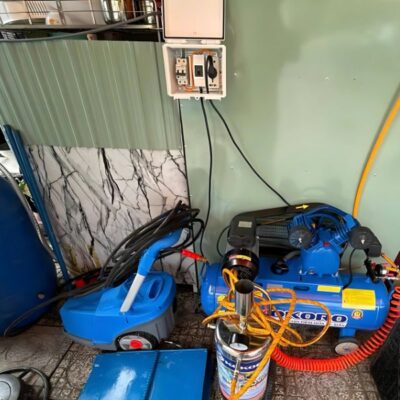 Dịch vụ đi điện nước cho tiệm rửa xe
