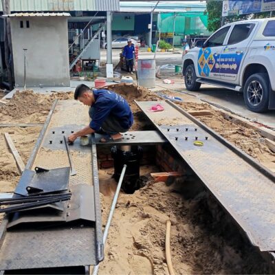 Dịch vụ đổi cầu cầu nâng 1 trụ rửa ô tô cũ lấy cầu mới