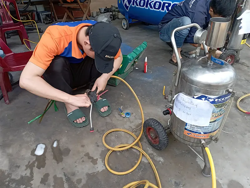 Dịch vụ sửa chữa - bảo dưỡng bình bọt tuyết