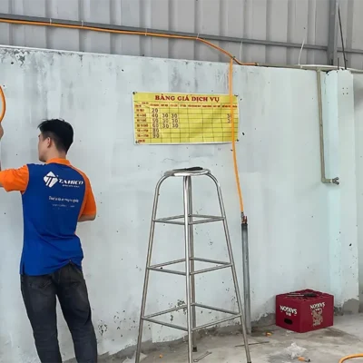 Dịch vụ sửa chữa đường khí nén tiệm rửa xe