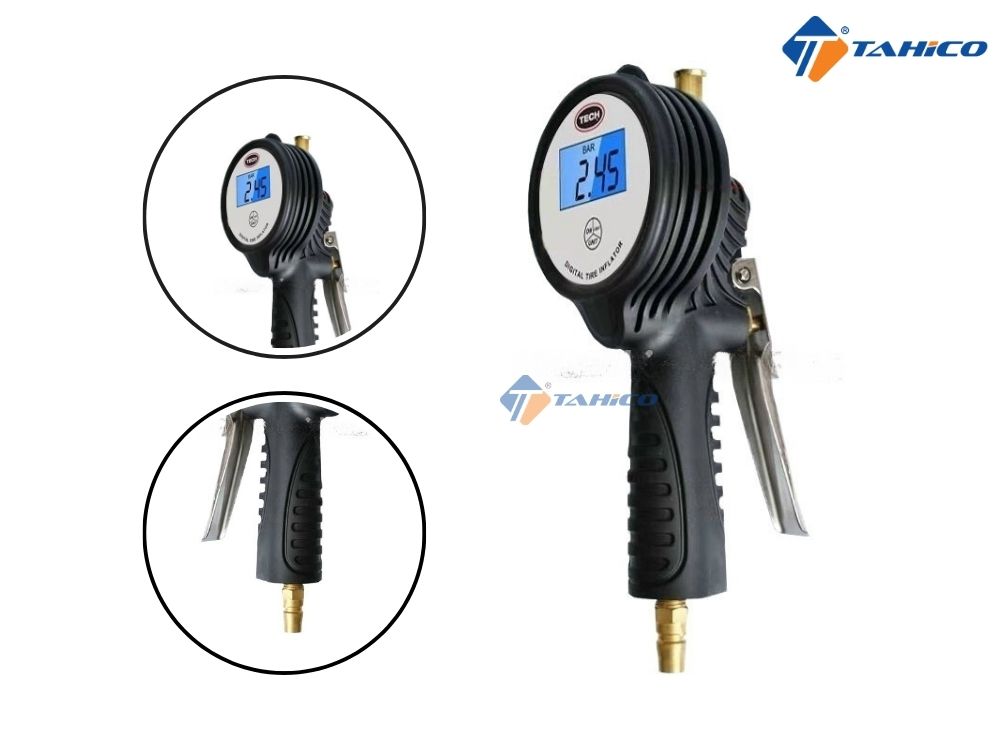 Đồng hồ đo áp xuất lốp Tech USA Tag2 16bar