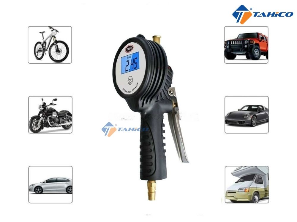 Đồng hồ đo áp xuất lốp Tech USA Tag2 16bar
