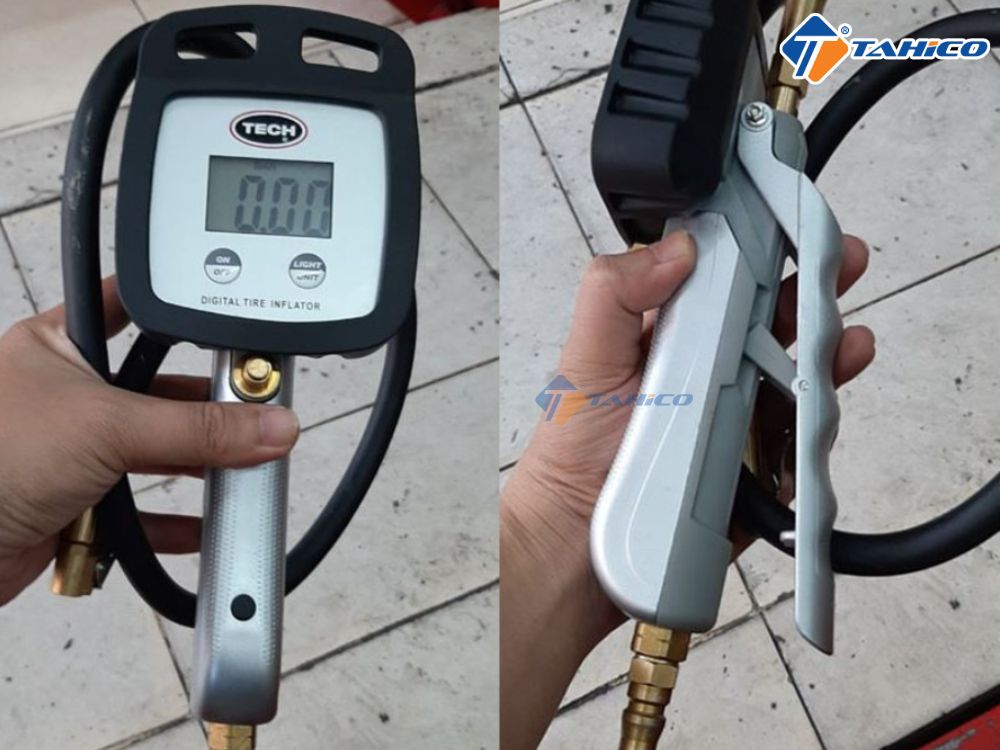 Đồng hồ đo lốp ô tô điện tử Tech USA DHDT 8 bar