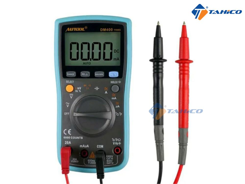 Đồng hồ đo vạn năng kỹ thuật số Autool DM400 | Điện 1000V DC