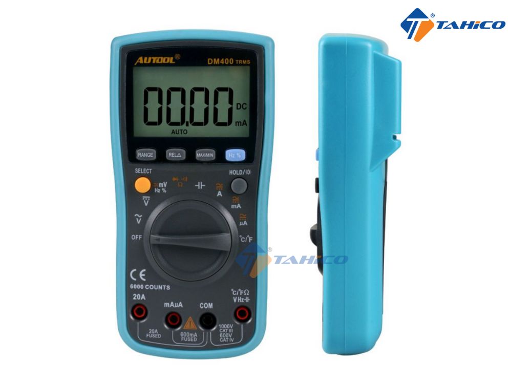 Đồng hồ đo vạn năng kỹ thuật số Autool DM400 | Điện 1000V DC
