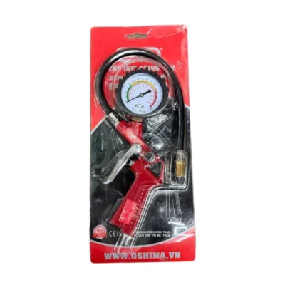 Dụng cụ bơm lốp hơi OSHIMA SBLH-1/4 inch có đồng hồ