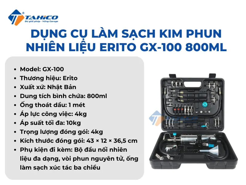 Đặc điểm tính năng Erito GX-100