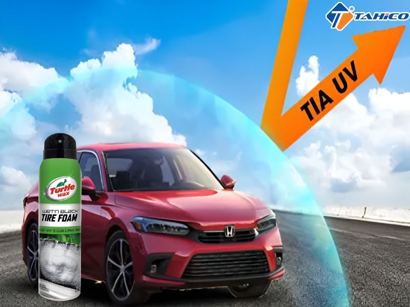 Dung dịch bảo dưỡng lốp Turtle Wax Tire Foam & Shine