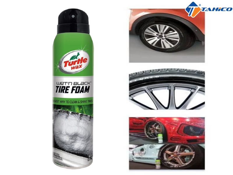 Dung dịch bảo dưỡng lốp Turtle Wax Tire Foam & Shine