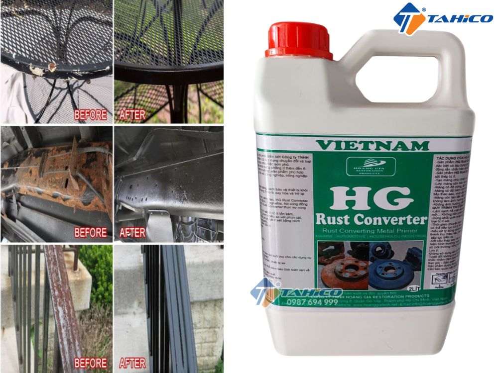 Dung dịch biến đổi rỉ sắt HG Rust Converter 1 – 2 lít