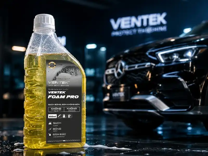 Dung dịch bọt tuyết siêu bóng Ventek FoamPro