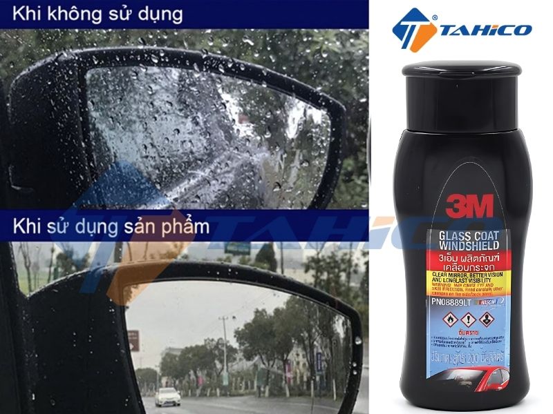 Chống bám nước kính xe 3M Glass Coat Windshield