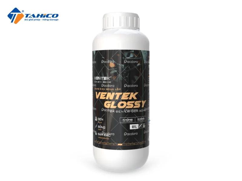 Dung dịch đen bóng vỏ lốp SIÊU ĐẬM ĐẶC Glossy | Tỷ lệ 1:7