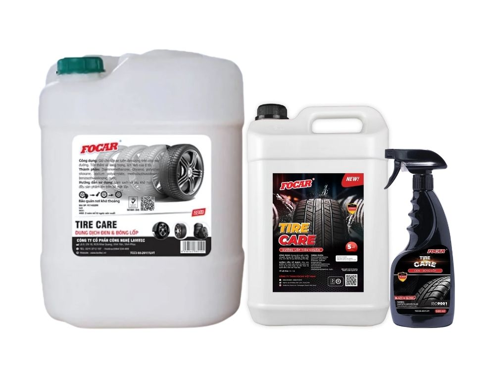 Dung dịch dưỡng lốp tiêu chuẩn Focar Tire Care